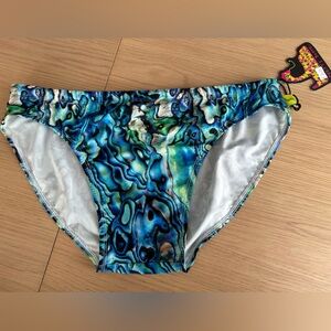 PRETTY SNAKE water print swim brief XL